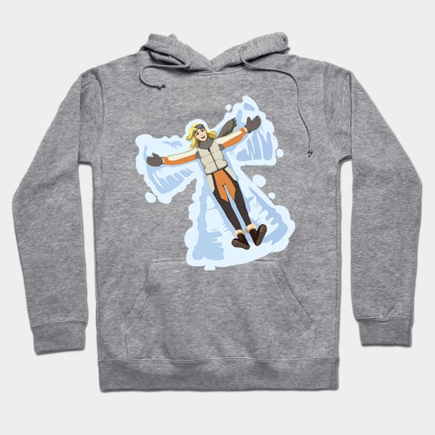 Mercy Snow Angel Hoodie by Genessis